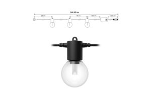 1951189_1 - Mediatech Philips Hue Festavia Globe Outdoor 21m Verlängerung ohne Netzteil