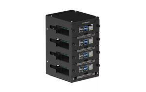 1953435 - Mediatech Raspberry Pi Tower Gehäuse U6183, schwarz für bis zu 4x Raspberri Pi alle Modelle kaufen Schweiz | Mediatech.ch