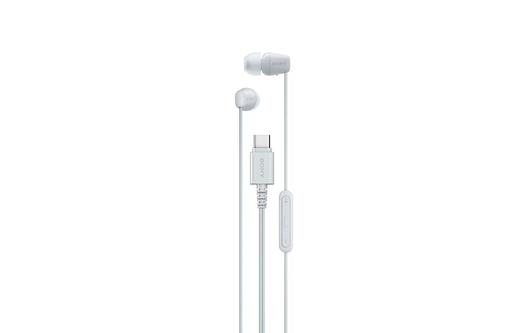 1954101 - Mediatech Sony Kopfhörer IEREX15CW.CE7, weiss In-Ear, In-Line-Fernbedienung