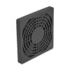 Delock Lüftergitter 92x92mm, schwarz mit Staubfilter, Bedestigung über Schrauben