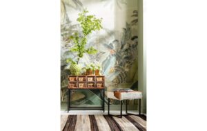 Kare Hocker Country Life D:38 cm/H:41 cm, Grau/Schwarz