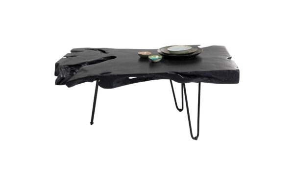 Kare Couchtisch Aspen Schwarz 100x40