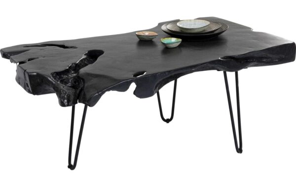 Kare Couchtisch Aspen Schwarz 100x40