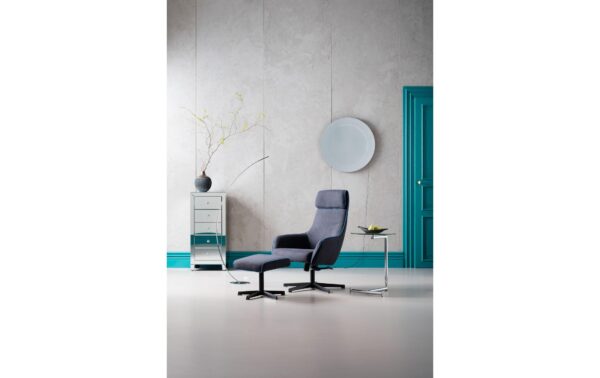 Kare Beistelltisch Easy Living Klarglas Ø46cm