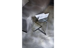Kare Beistelltisch Easy Living Klarglas Ø46cm