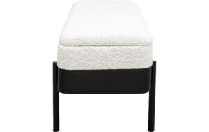1958326_1 - Mediatech Kare Sitzbank Angelo Storage Weiss 101cm