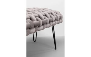 1958327_3 - Mediatech Kare Sitzbank Weave Grau 128cm