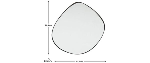 Kare Spiegel Göteborg Grösse: 71x71cm