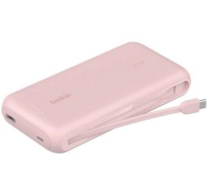 BELKIN BoostCharge Powerbank 30W inkl USB-C-Kabel, Pink