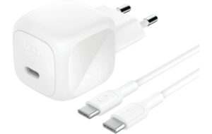 BELKIN BoostCharge Ladegerät iinkl Kabel 45W, usb-c/usb-c, weiss