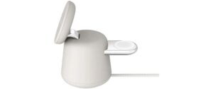 1958705_1 - Mediatech Belkin BoostCharge 2in1 15W ladestation 15W, Sand