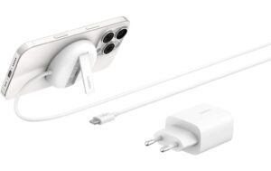 BELKIN qi2 wireless mag ladegerät mit Netzt 15W, Schwarz, inkl. Netzteil