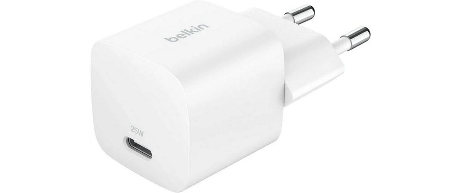 1958718 - Mediatech Belkin BoostCharge USB-C Ladergerät mit PD 25W, Weiss