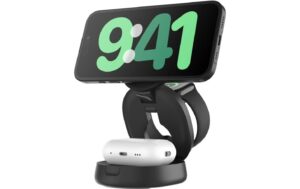 Belkin BoostCharge 3-in-1 Ladestation Qi2 (15W), Kompakt, Magnetisch, Schwarz