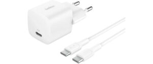 BELKIN BoostCharge USB-C Ladegerät PD und P inkl. 1m USB-C, Weiss
