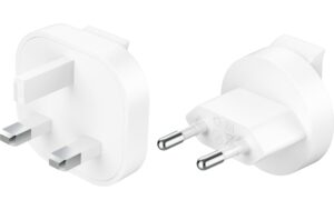 1958740_1 - Mediatech Belkin BoostCharge Ladegerät mit Steckertip 2x USB-C, 1x USB-A, steckertipps UK, EU, US