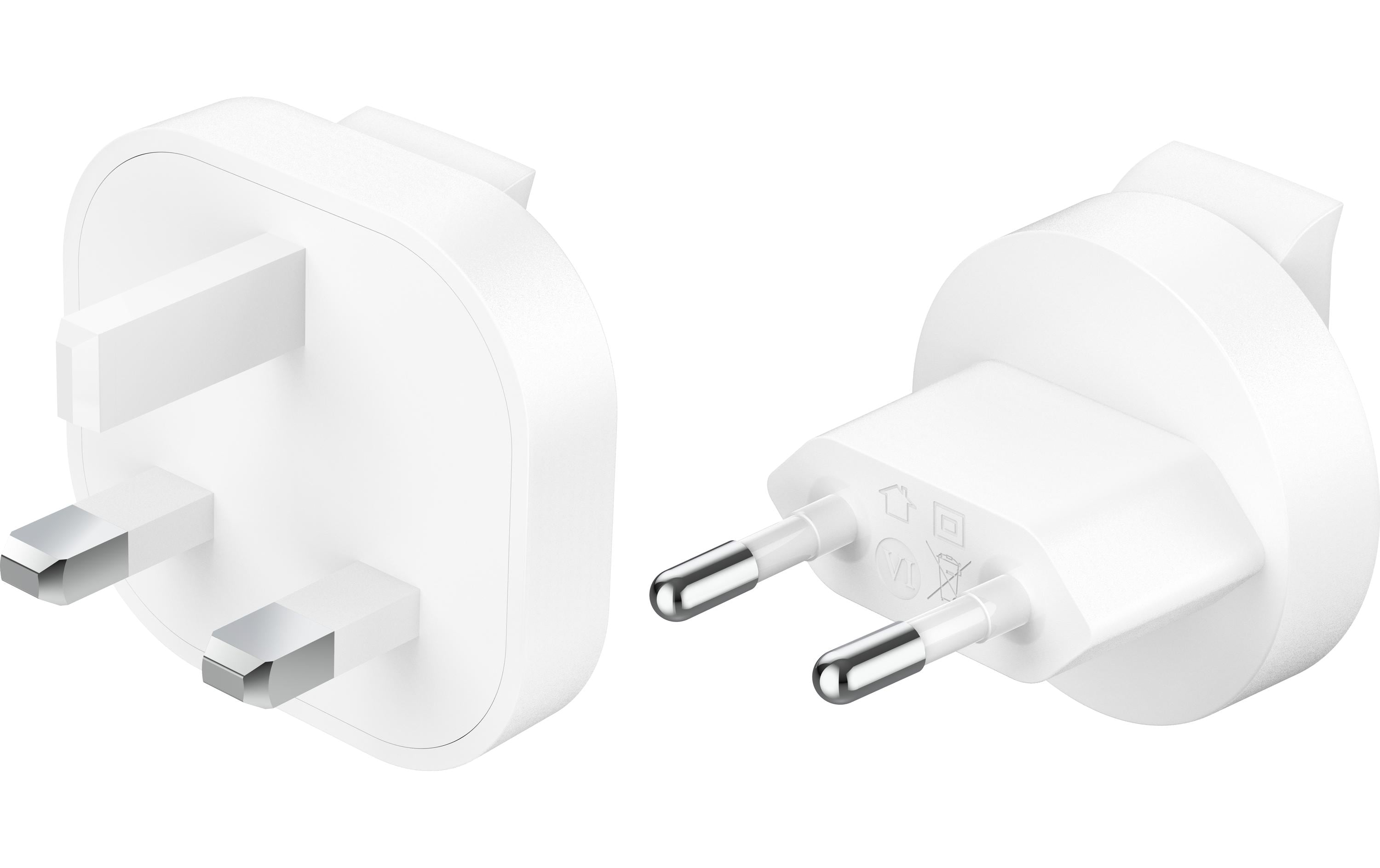 1958740_1 - Mediatech Belkin BoostCharge Ladegerät mit Steckertip 2x USB-C, 1x USB-A, steckertipps UK, EU, US