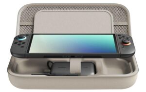 BELKIN Tasche + 10K mAh Powerbank Nintendo Switch 2, Sandfarben