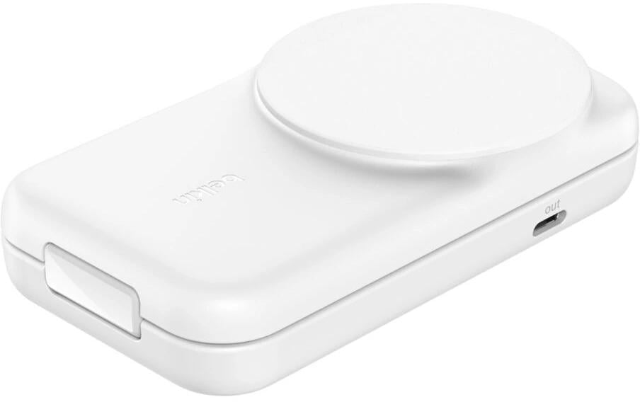 1958752_1 - Mediatech Belkin UltraCharge 2-in-1 Ladestation Qi2 (25W), Faltbar, Magnetisch, Weiss