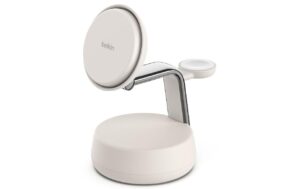 1958756_1 - Mediatech Belkin UltraCharge Pro 3-in-1 Ladestation Qi2 (25W), Magnetisch, Weiss
