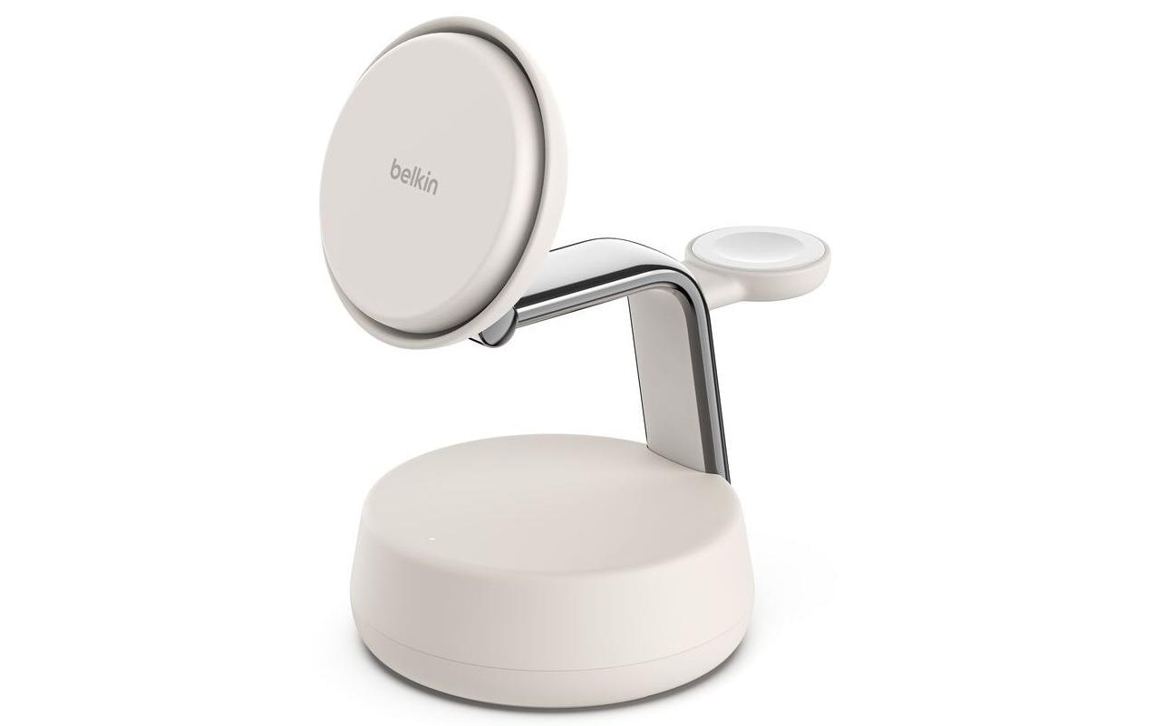 1958756_1 - Mediatech Belkin UltraCharge Pro 3-in-1 Ladestation Qi2 (25W), Magnetisch, Weiss