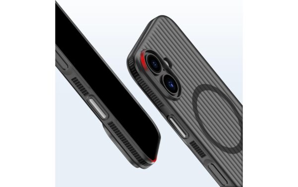 4smarts Aero Case MS-Kompatibel für iPhone 17, Schwarz