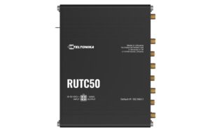 Teltonika 5G Industrierouter RUTC50 eSIM 3.4Gbps 5G Sub-6Ghz SA/NSA, 5GE, WiFi-6
