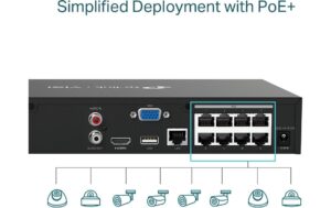 TP-Link VIGI 8 Channel PoE Network Video Recorder