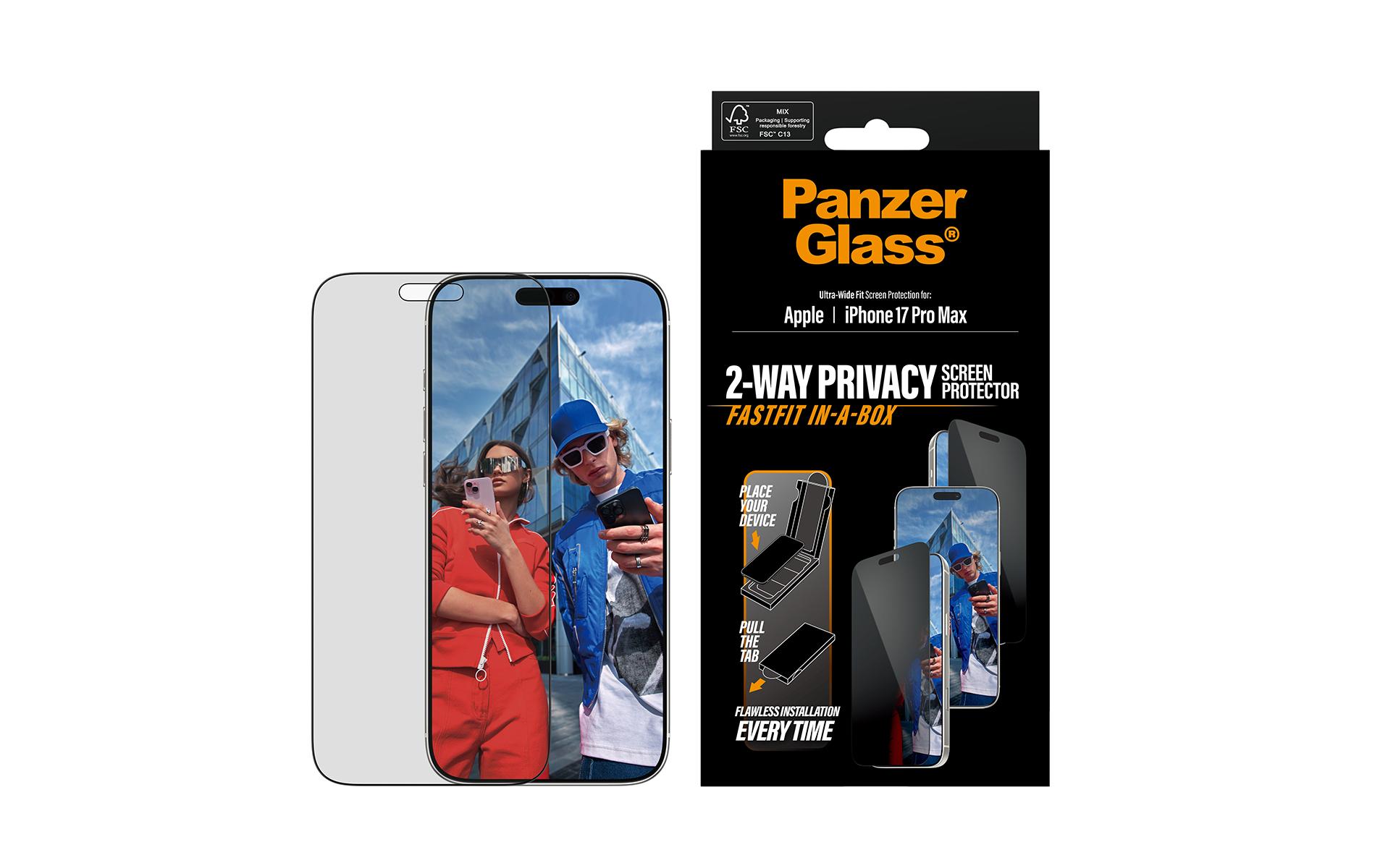 1959826_1 - Mediatech PanzerGlass Privacy, UWF, FF iPhone 17 Pro Max