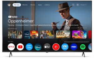 #image_title Sharp 55HP5465E, 55 QLED-TV Google TV, UHD, Frameless