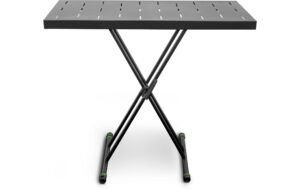 1960215_1 - Mediatech Gravity GKSX2RD Keyboardständer Set X-Stand, inkl. Auflagetisch, max 60 KG