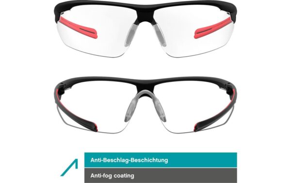 ACE Evo Schutzbrille Transparent Klar Arbeitsbrille EN166, Antifog - Scratch