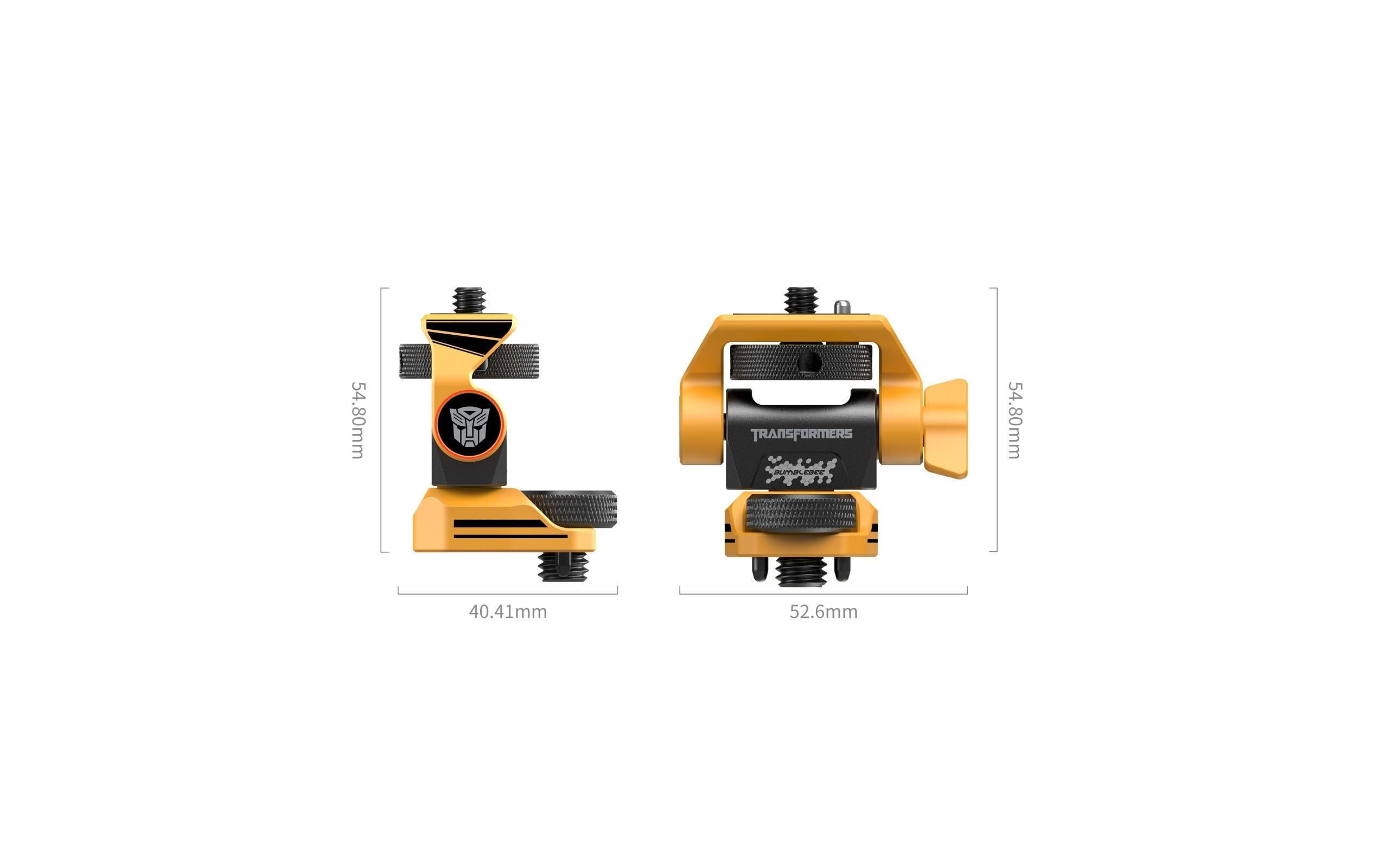 1966023_1 - Mediatech SmallRig Adjustable Monitor Support ARRI 3/8-16 Screws BumbleBee Edition