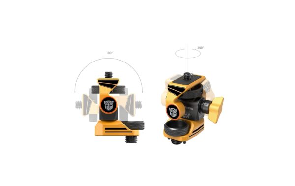 1966023_4 - Mediatech SmallRig Adjustable Monitor Support ARRI 3/8-16 Screws BumbleBee Edition