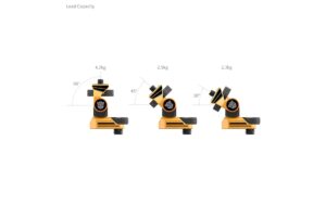 1966023_5 - Mediatech SmallRig Adjustable Monitor Support ARRI 3/8-16 Screws BumbleBee Edition