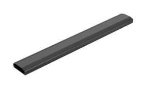 PureMounts Kabelkanal Kunststoff 1x 40cm 3M Klebeband als Zubehör, 0,50m, schwarz
