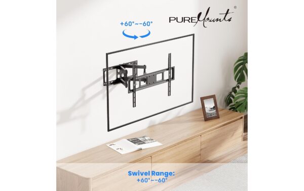 PureMounts TV Halterung - Swivel Vesa 600