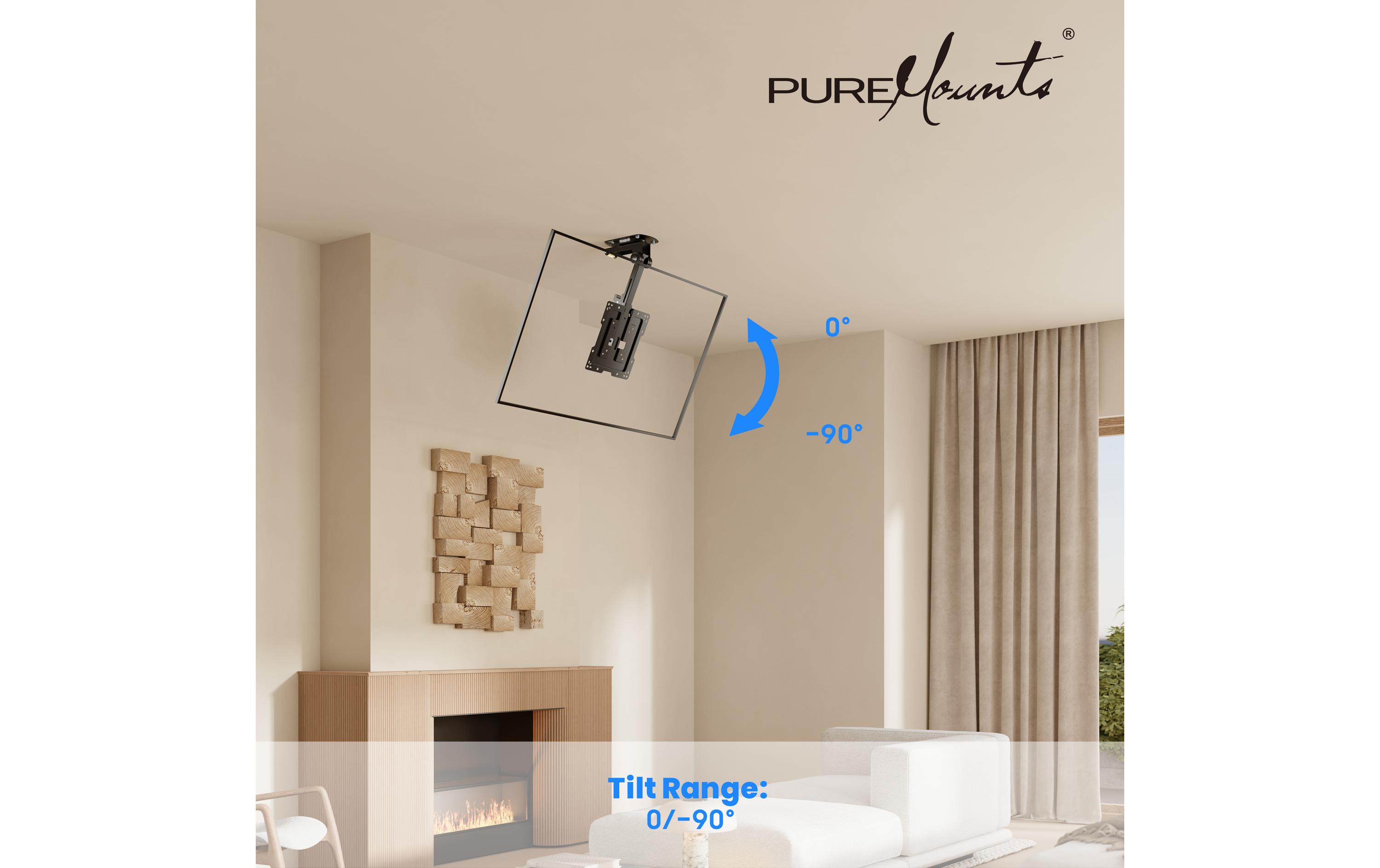 1966176_1 - Mediatech PureMounts Premium TV Deckenhalterung 19-43