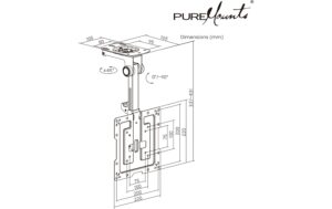 1966176_6 - Mediatech PureMounts Premium TV Deckenhalterung 19-43