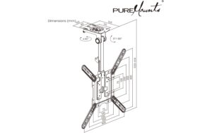 1966177_2 - Mediatech PureMounts Premium TV Deckenhalterung 23-55