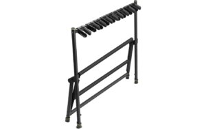 Gravity GGSMG09, 9-fach Gitarren Ständer schwarz