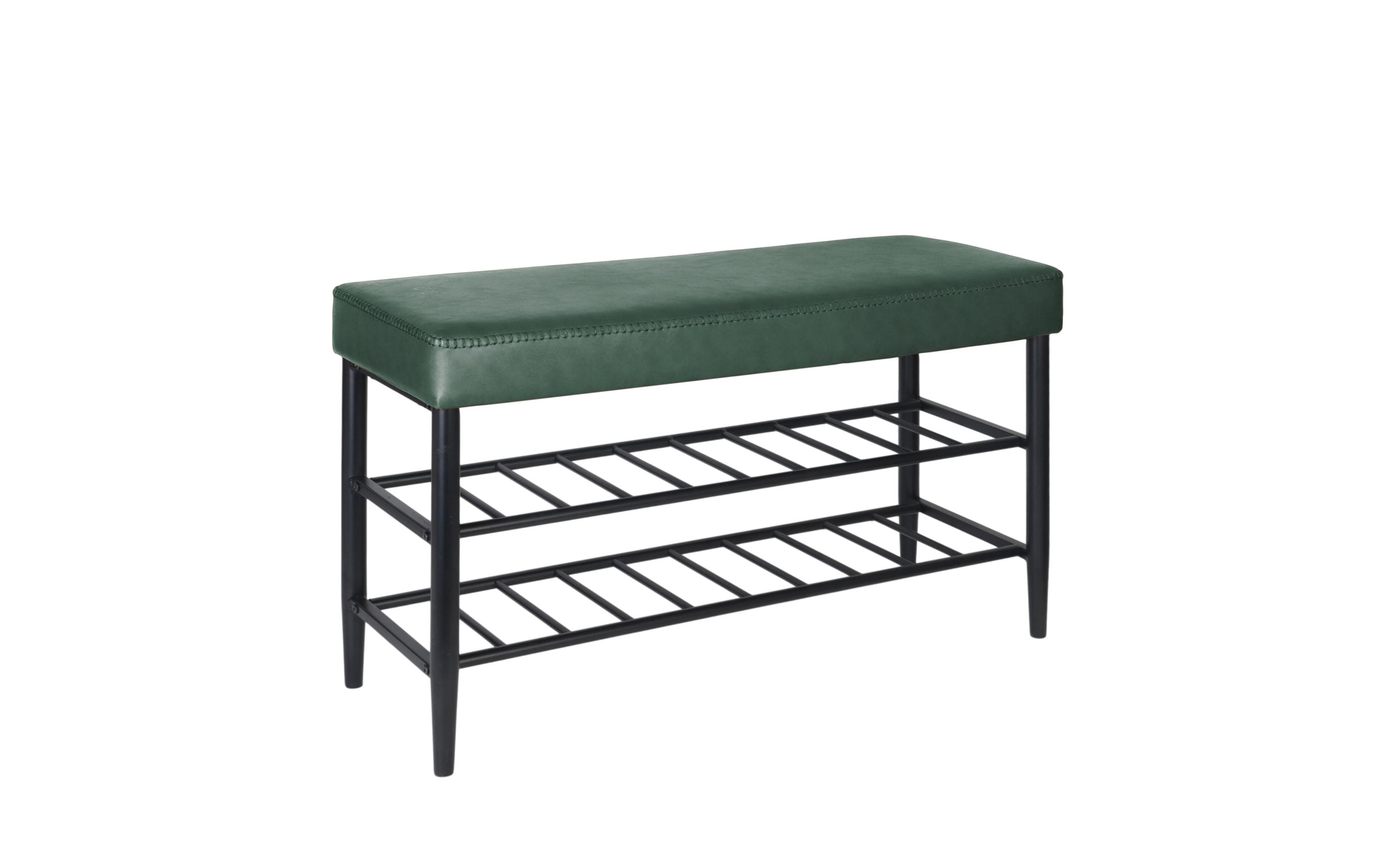 1967563 - Mediatech relaxdays Schuhbank mit 2 Ablagen 50 x 80 x 30 cm, Grün kaufen Schweiz | Mediatech.ch