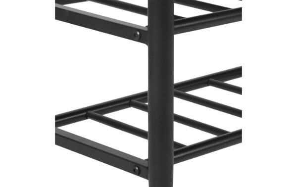 1967565_2 - Mediatech relaxdays Schuhbank mit 2 Ablagen 50 x 80 x 30 cm, Schwarz