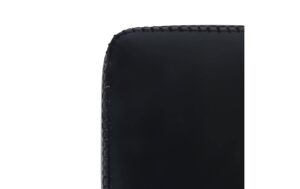 relaxdays Schuhbank mit 2 Ablagen 50 x 100 x 30, Schwarz