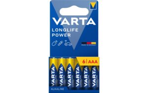 VARTA Longlife Power AAA, 1.5V, 6Stk 6 Stück, Vollkartonverpackung