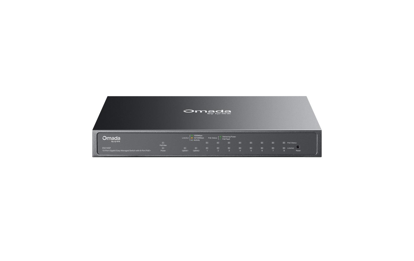 1968495 - Mediatech TP-Link ES210GP Easy Managed Switch 8x Gigabit PoE+ Ports kaufen Schweiz | Mediatech.ch