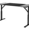 onit Büro-/Gaming-Tisch carbon höhenverst., Platte 3teilig 140x60cm