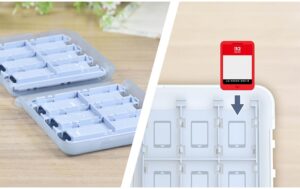 1969887_3 - Mediatech Nintendo Switch 2 Game Card Case Evoli Game Card Case für 24 Spiele
