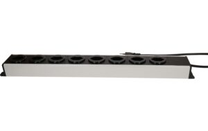 1970733_3 - Mediatech Steckdosenleiste Power Line 8x Typ 13 grau/schwarz 1.5m