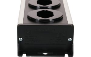 1970733_4 - Mediatech Steckdosenleiste Power Line 8x Typ 13 grau/schwarz 1.5m